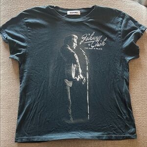 Daydreamer Black Short Sleeve Tee with Graphic Design